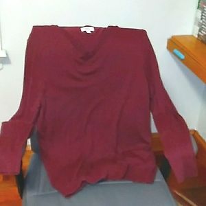 Burgundy sweater size L